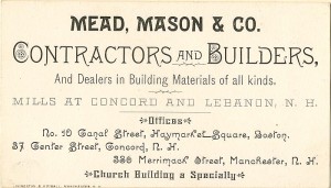 Building Contractors Advertisement Card